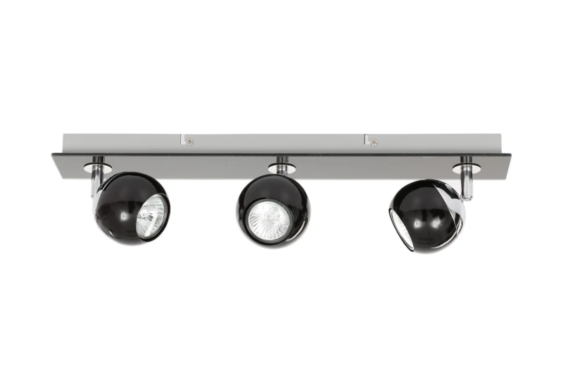 MATT-3R czarna+chrom lampa b/ż