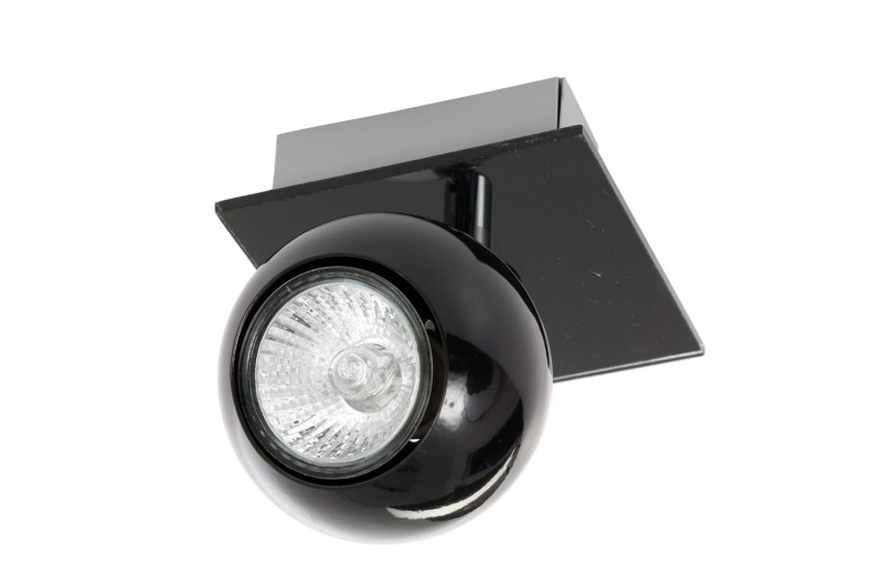 MATT-1R czarna+chrom lampa b/ż