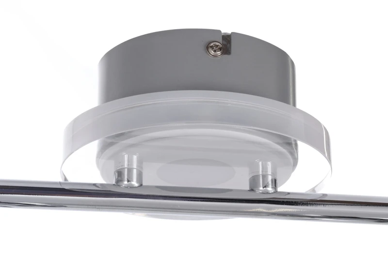 WALTER-2 chrom lampa spot 2xGU10 + LED 3,6W blue