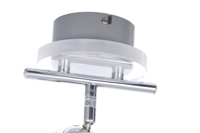 WALTER-1 chrom lampa spot 1xGU10 + LED 3,6W blue
