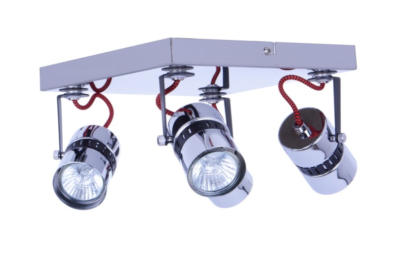 VITO-4R czarny/chrom lampa sufitowa spot 4xGU10