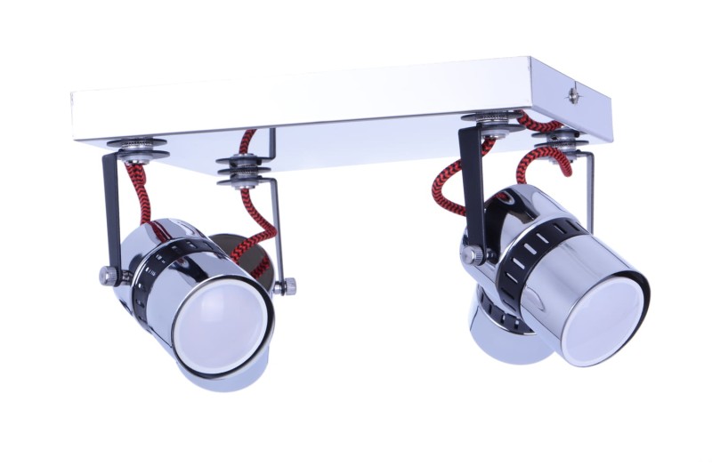 VITO-4R czarny/chrom lampa sufitowa spot 4xGU10