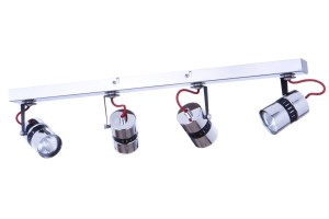 VITO-4 czarny/chrom lampa sufitowa spot 4xGU10