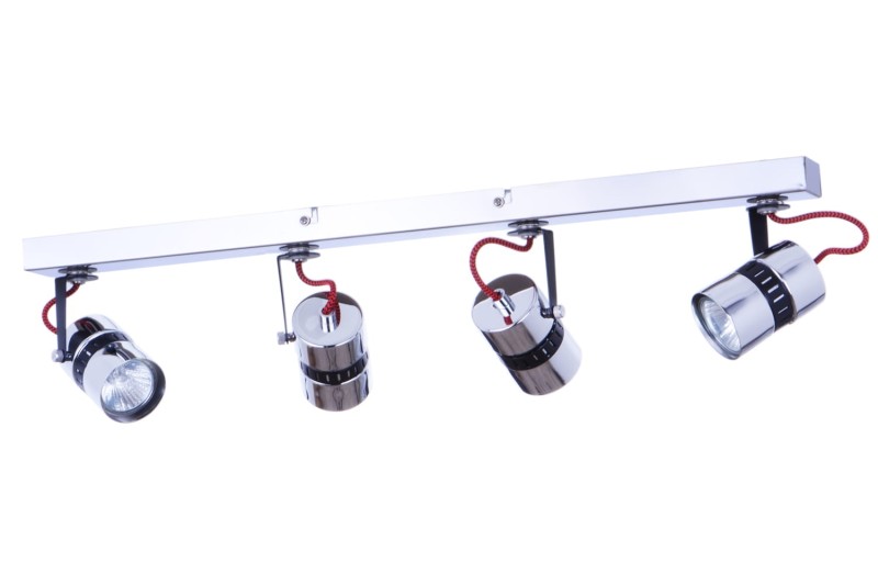 VITO-4 czarny/chrom lampa sufitowa spot 4xGU10