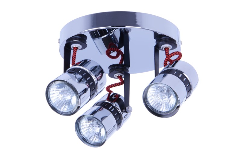 VITO-3C czarny/chrom lampa sufitowa spot 3xGU10