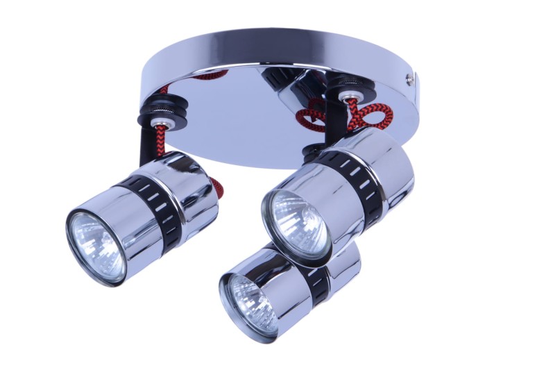 VITO-3C czarny/chrom lampa sufitowa spot 3xGU10