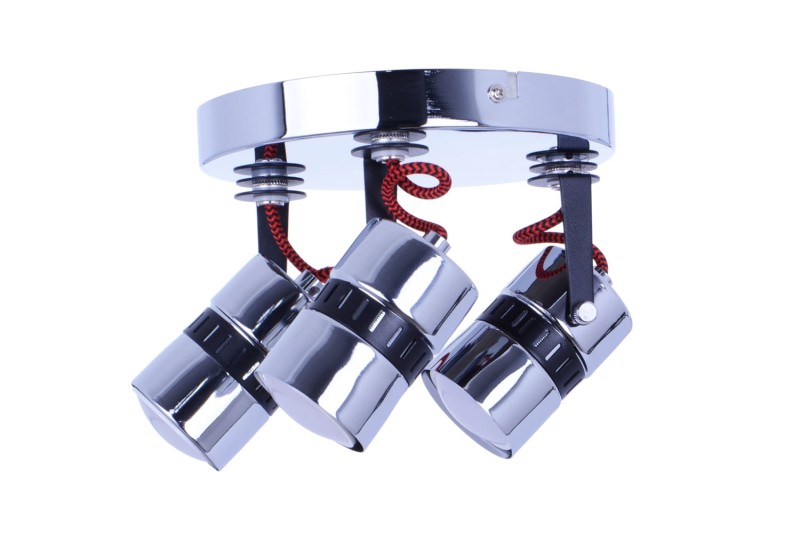 VITO-3C czarny/chrom lampa sufitowa spot 3xGU10