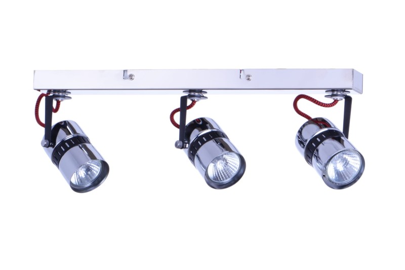 VITO-3 czarny/chrom lampa sufitowa spot 3xGU10