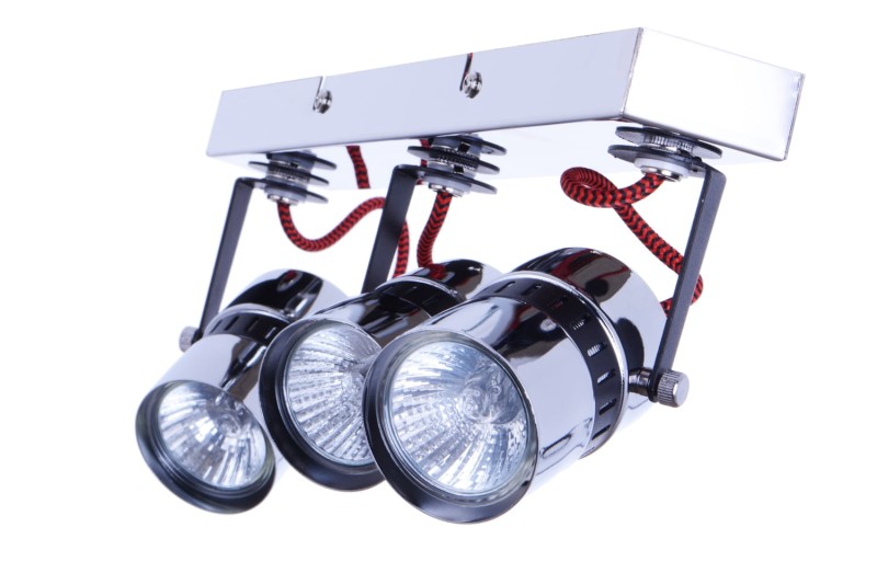 VITO-3 czarny/chrom lampa sufitowa spot 3xGU10
