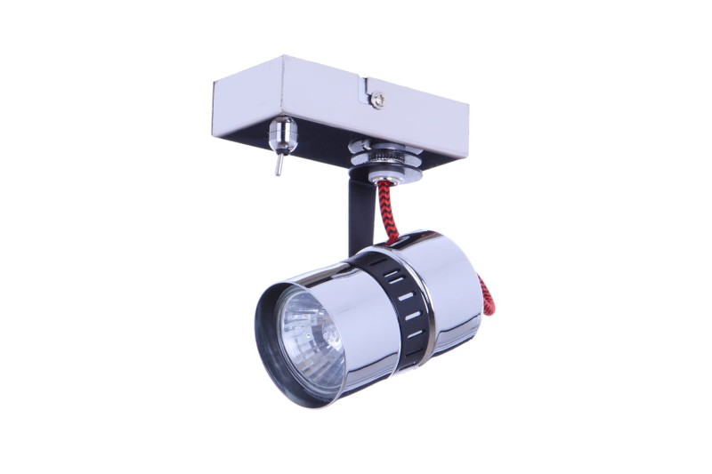 VITO-1 czarny/chrom lampa ściana kinkiet spot GU10