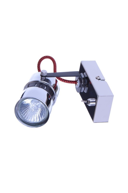 VITO-1 czarny/chrom lampa ściana kinkiet spot GU10