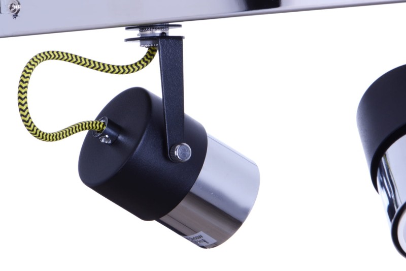 VERDI-3 czarny/chrom lampa sufitowa spot 3xGU10