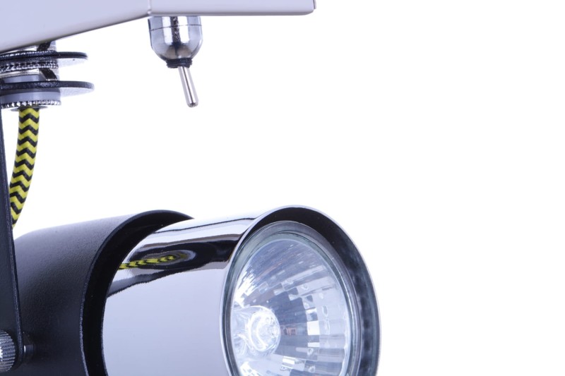 VERDI-1 czarny/chrom lampa ścienna kinkiet spot
