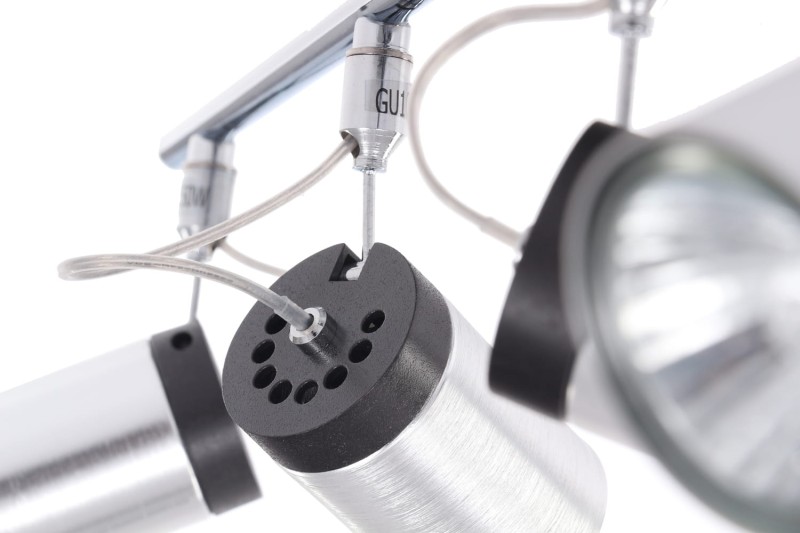 SIMON-4 aluminum+black lampa sufitowa spot 4xGU10
