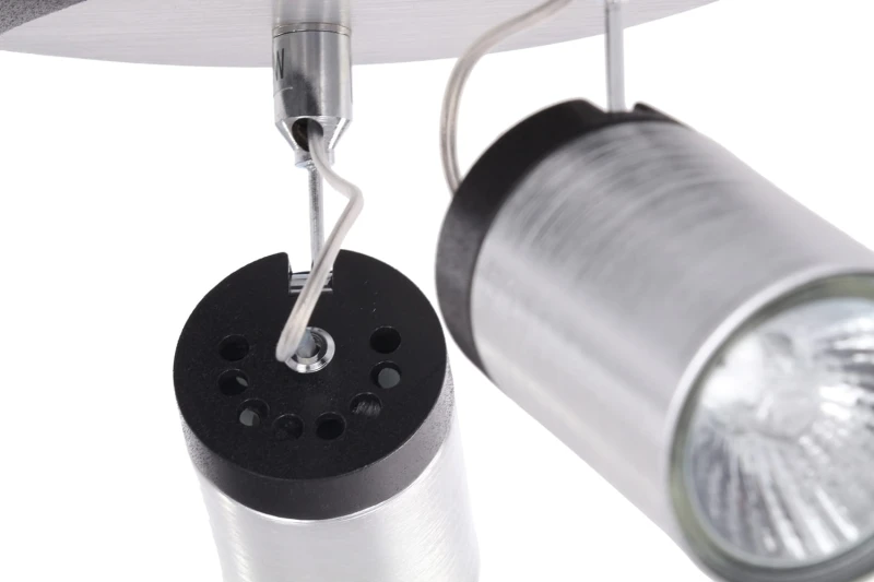 SIMON-3C aluminum+black lampa sufitowa spot 3xGU10