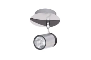 SIMON-1 aluminum+black lampa ścienna kinkiet spot klosz ruchomy loft style ↔11cm ↕19cm 1xGU10 hurt