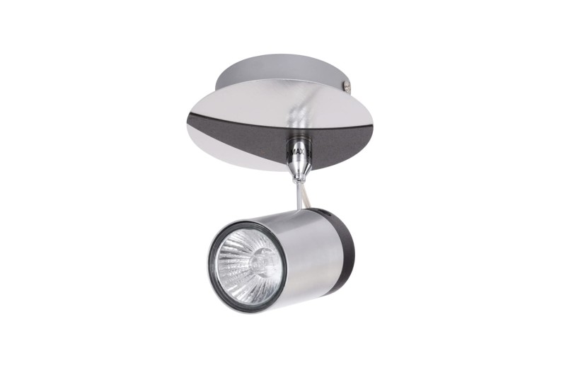 SIMON-1 aluminum+black lampa ścienna kinkiet spot