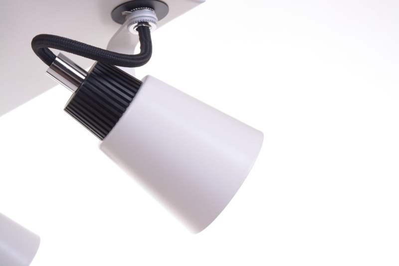 SIDNEY-4WH biały+czarny lampa z żar. GU10 4x50W