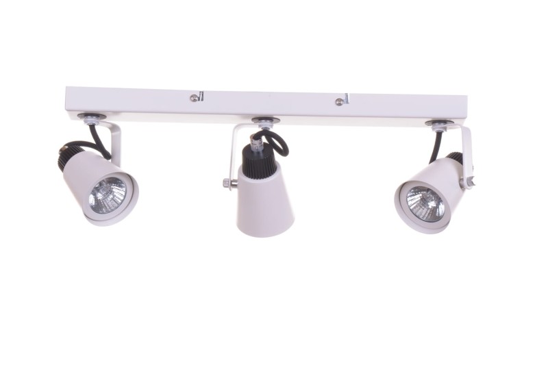 SIDNEY-3WH biały+czarny lampa z żar.GU10 3x50W