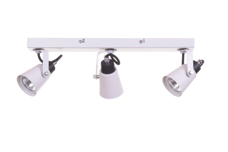 SIDNEY-3WH biały+czarny lampa z żar.GU10 3x50W