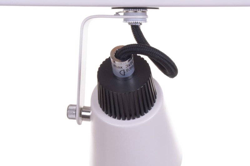 SIDNEY-3WH biały+czarny lampa z żar.GU10 3x50W