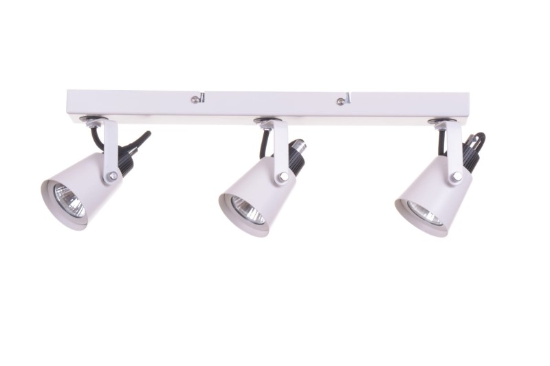 SIDNEY-3WH biały+czarny lampa z żar.GU10 3x50W