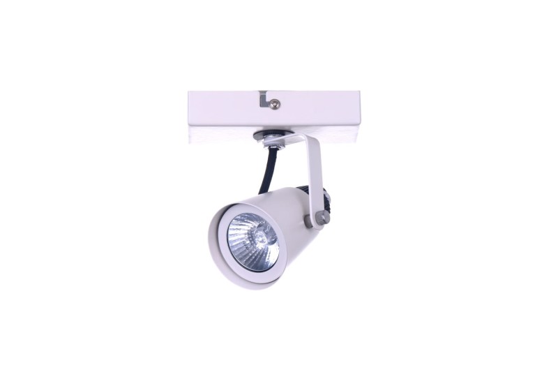 SIDNEY-1WH biały+czarny lampa ścienna GU10 1x50W