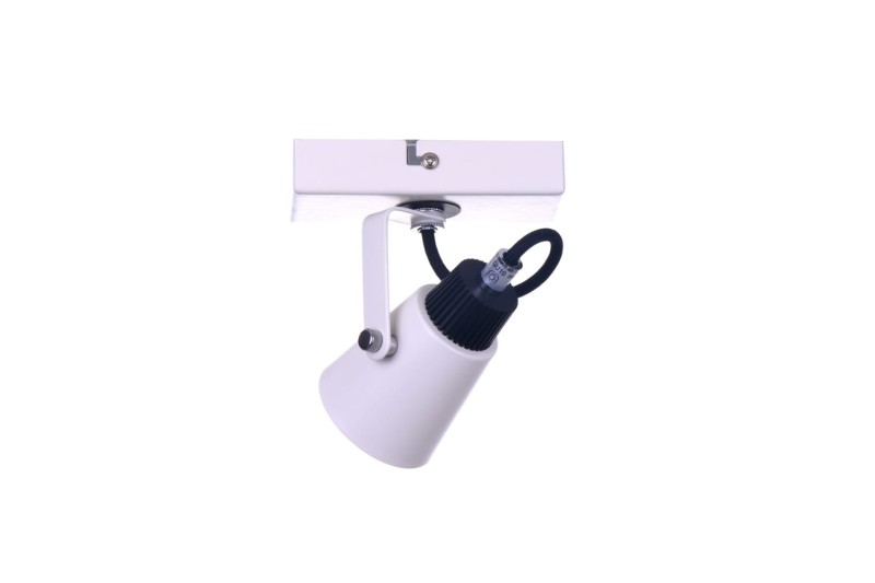 SIDNEY-1WH biały+czarny lampa ścienna GU10 1x50W