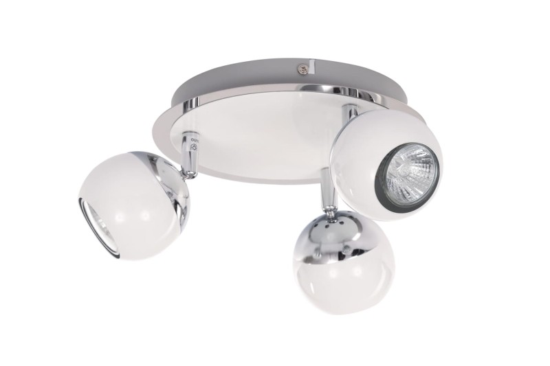SAM-3C biała+chrom lampa
