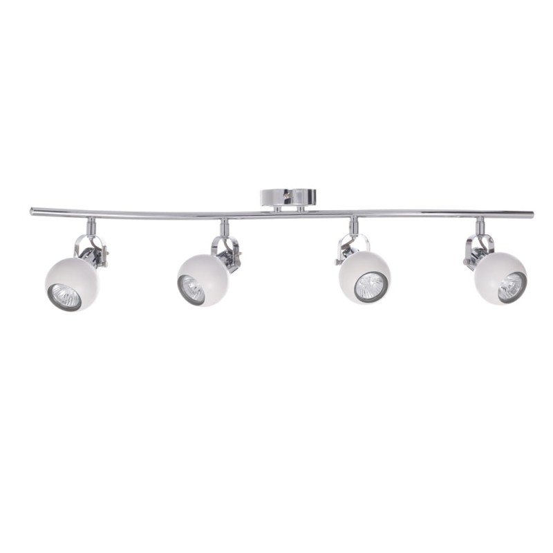 RUDI-4 biały+chrom lampa