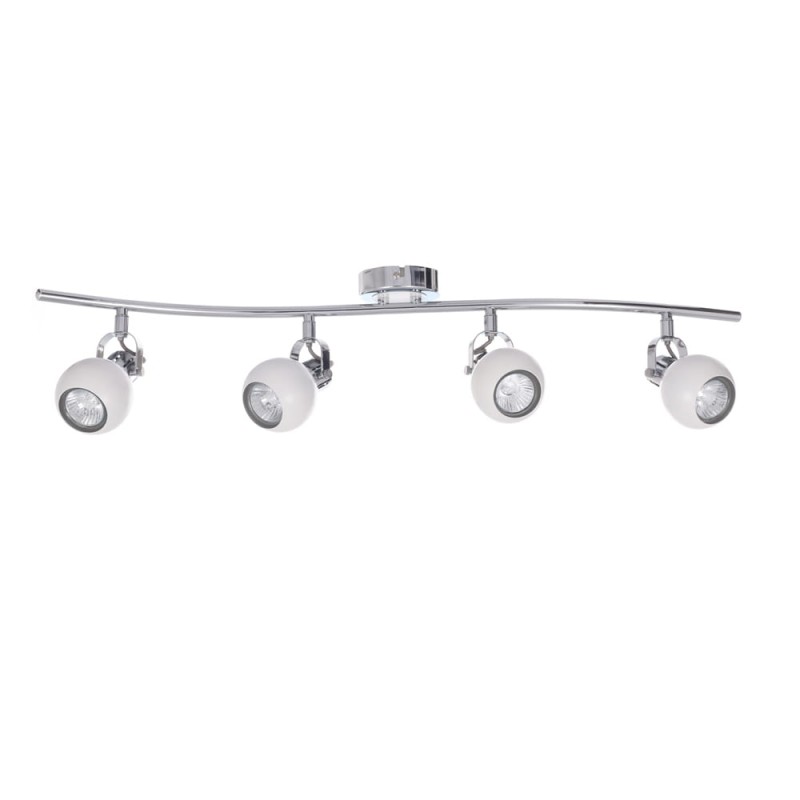 RUDI-4 biały+chrom lampa