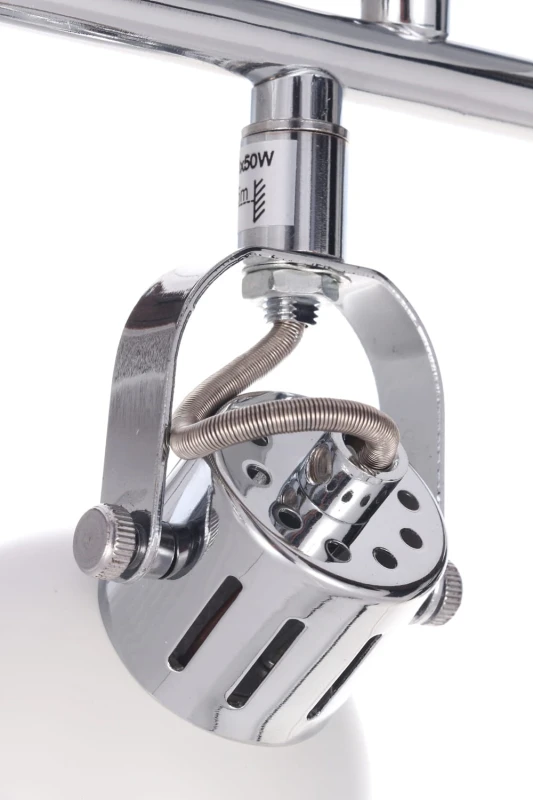 RUDI-3 biały+chrom lampa