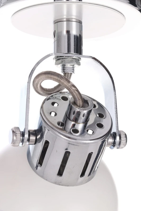 RUDI-1 biały+chrom lampa