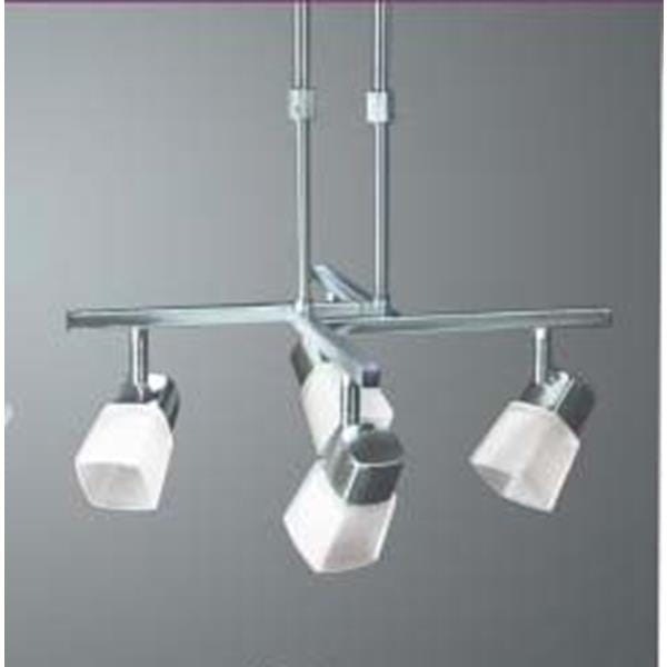 ROSE-4P satynowy chrom lampa