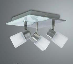 ROSE-3 satynowy chrom lampa