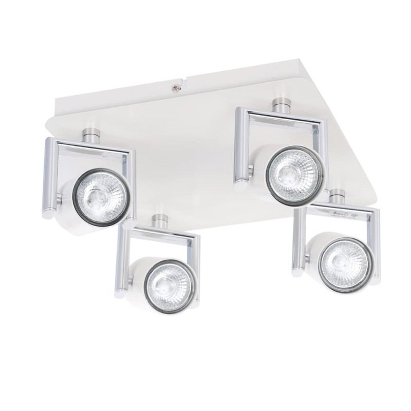 ROLAND-4 biała lampa sufitowa spot GU10