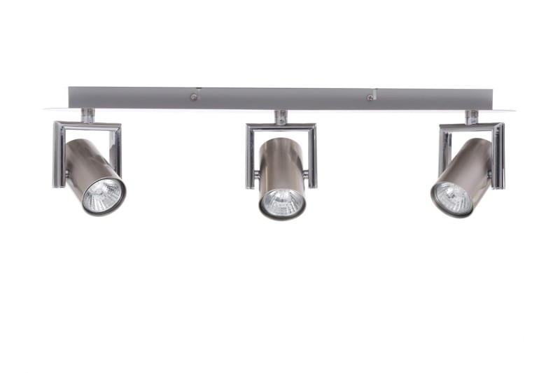 ROLAND-3 satynowy nikiel lampa sufitowa spot GU10