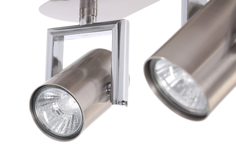 ROLAND-3 satynowy nikiel lampa sufitowa spot GU10