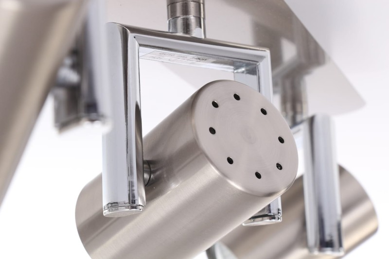 ROLAND-3 satynowy nikiel lampa sufitowa spot GU10