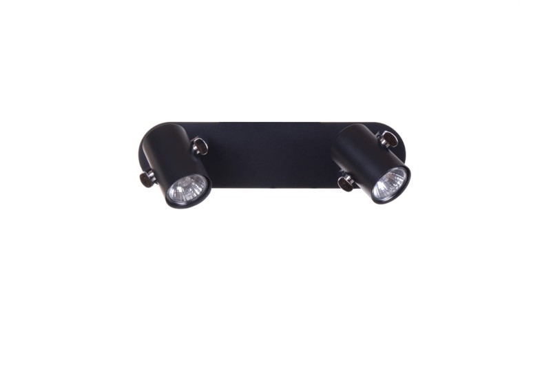 ROLAND-2 czarny lampa sufitowa spot GU10
