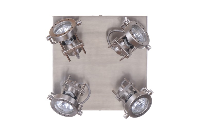 ROBOT-4 satyna loft lampa sufitowa spot 4xGU10