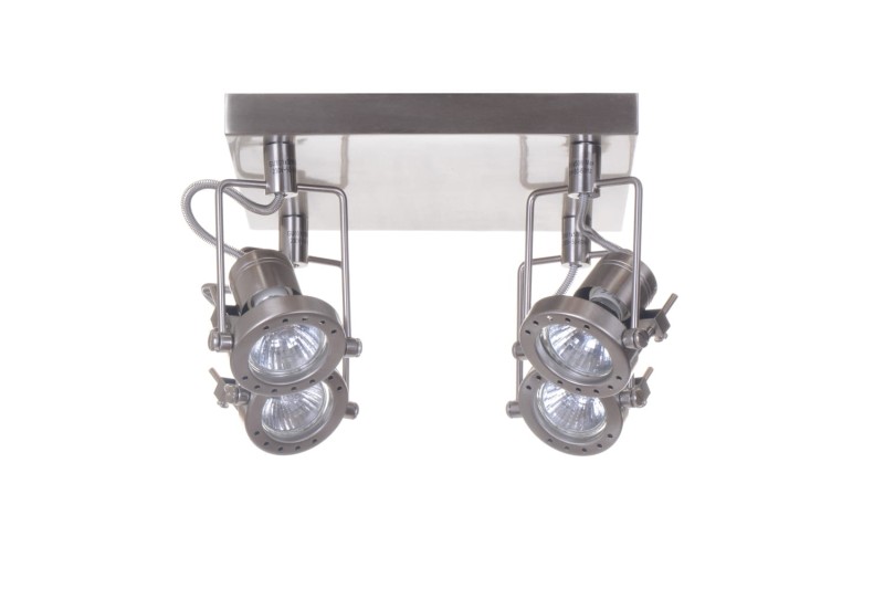 ROBOT-4 satyna loft lampa sufitowa spot 4xGU10