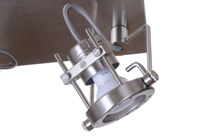 ROBOT-4 satyna loft lampa sufitowa spot 4xGU10