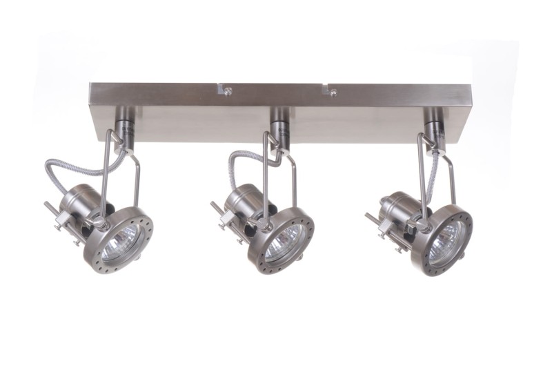 ROBOT-3 satyna loft lampa sufitowa spot 3xGU10