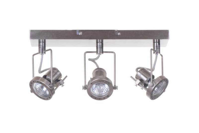 ROBOT-3 satyna loft lampa sufitowa spot 3xGU10