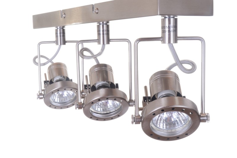 ROBOT-3 satyna loft lampa sufitowa spot 3xGU10