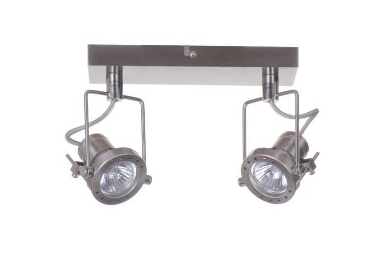 ROBOT-2 satyna loft lampa sufitowa spot 2xGU10