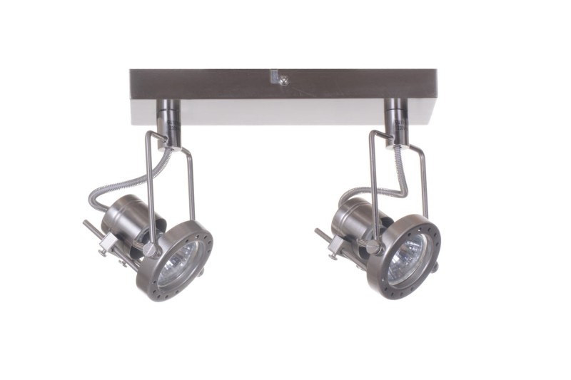 ROBOT-2 satyna loft lampa sufitowa spot 2xGU10