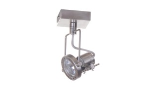 ROBOT-1 satyna loft industrial stylowa lampa sufitowa ścienna spot  1xGU10 ↔8cm ↕15cm 