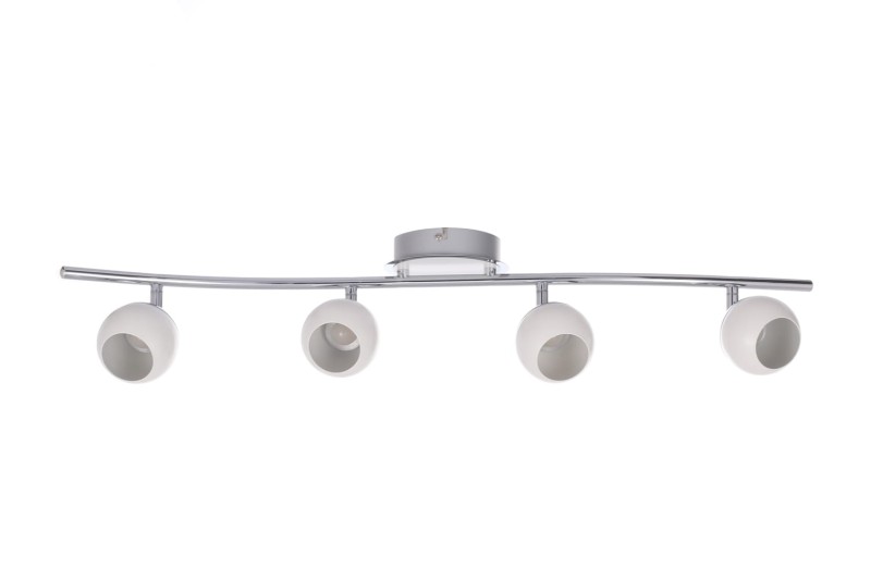 ROB-4 biały+chrom lampa sufitowa spot LED 4x4W